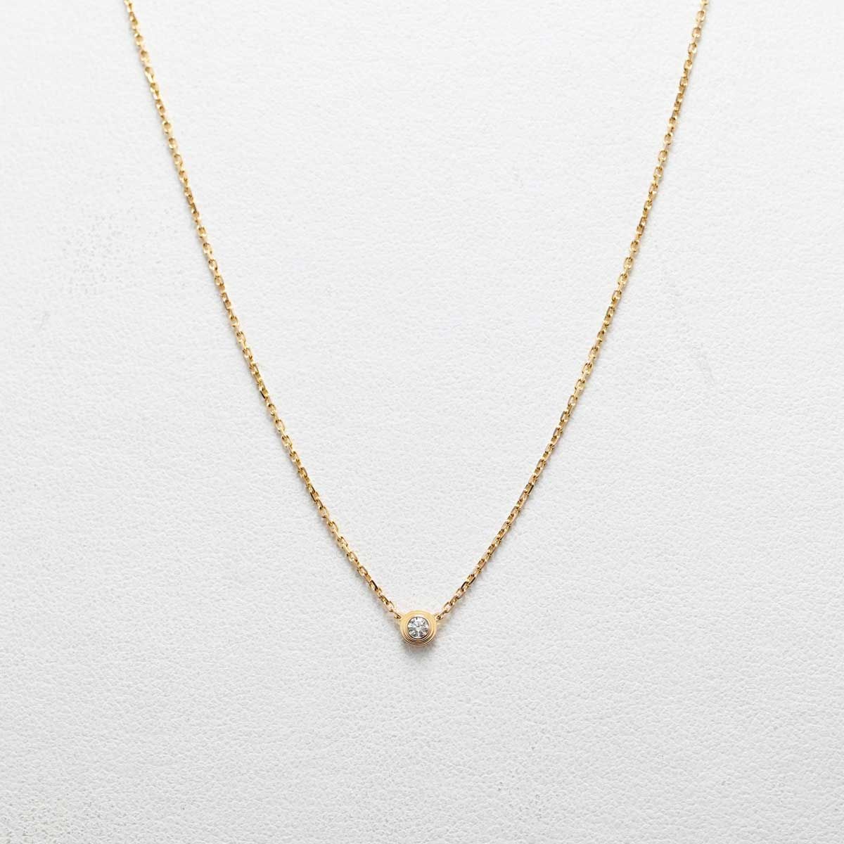 3371) カルティエ CARTIER 750PG ピンクゴールド ダイヤ ディアマン 