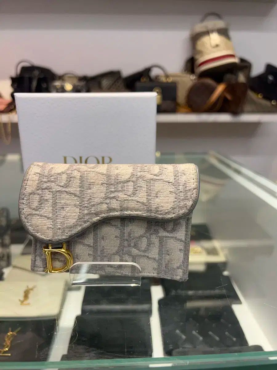 Dior ディオール オブリーク サドルバッグ 女性 レディース 財布 グレー