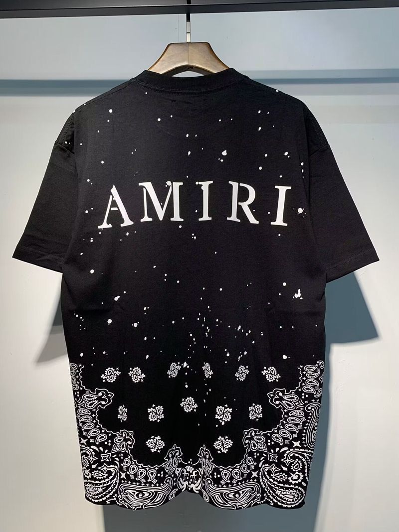 新品 AMIRI アミリ 半袖 Tシャツ プリントファッションTシャツ 男女兼用