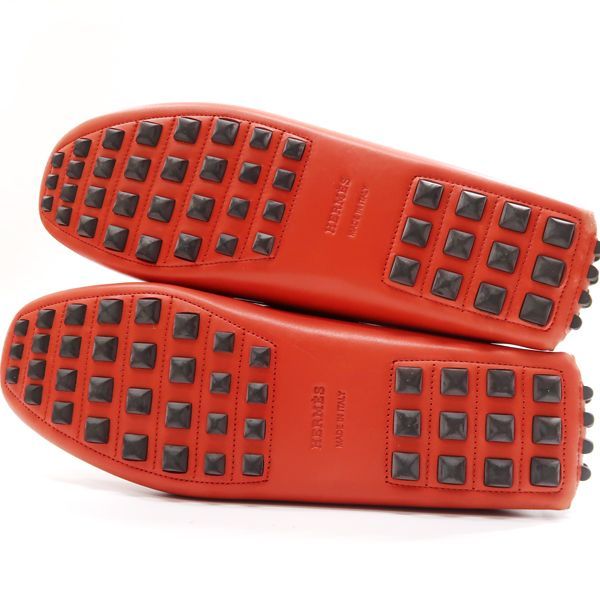 HERMES モカシン アーヴィング irving ドライビングシューズ #38 24.5