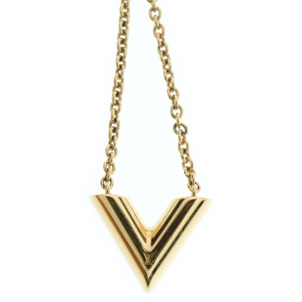 【正規品】LOUIS VUITTON ルイ ヴィトン Vネックレス ゴールド 楽天市場】LOUIS VUITTON ルイヴィトン M00857 ネックレス