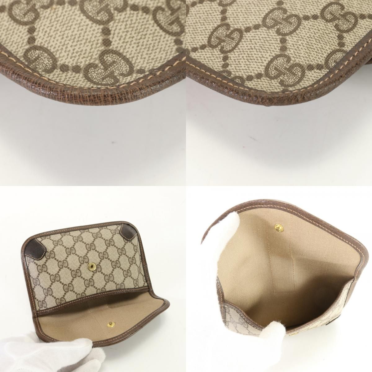 極美品 ヴィンテージ オールド グッチ GGスプリーム シェリー ライン