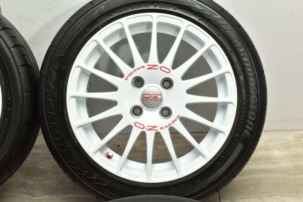 美品】OZ RACING スーパーツーリズモ WRC 15in 6.5J +37 PCD100 