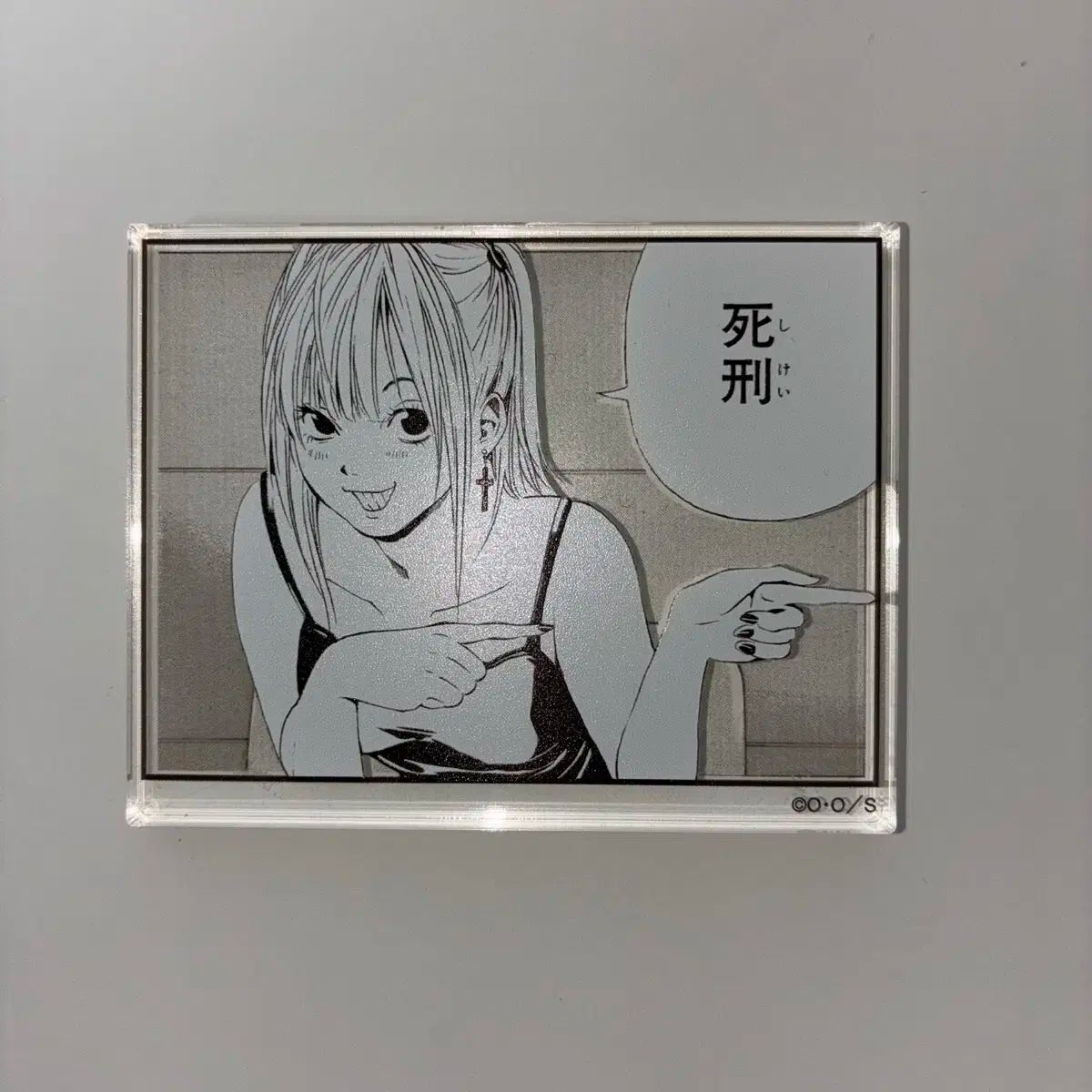 DEATH NOTE(デスノート) 原画展 アクリルブロック 夜神 月