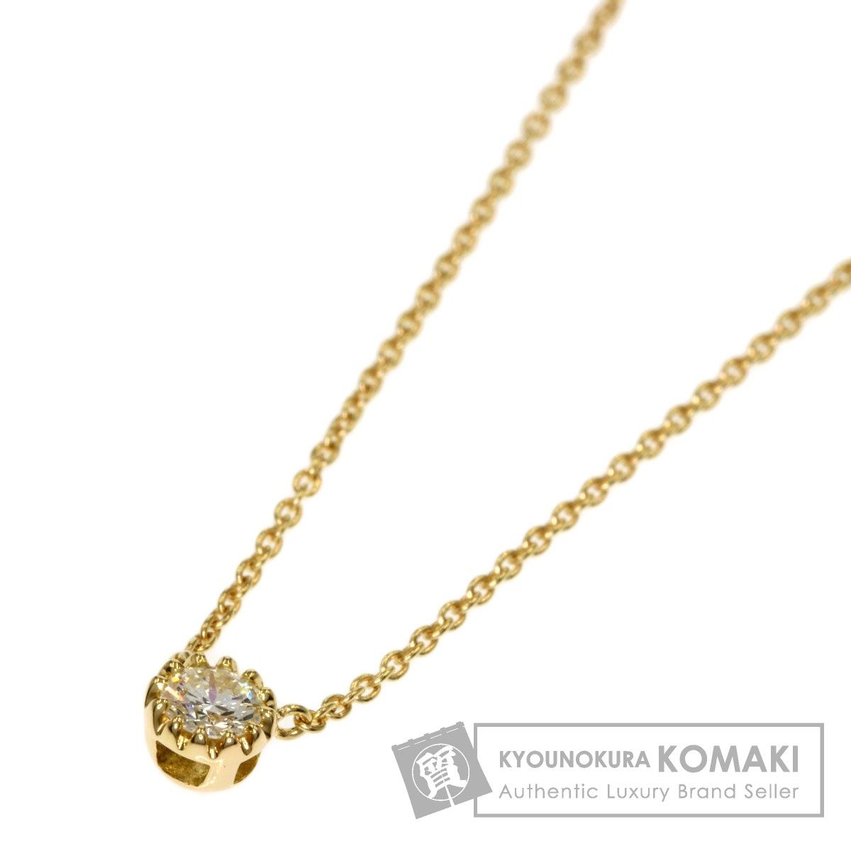 STAR JEWELRY スタージュエリー ダイヤモンド ネックレス K18YG