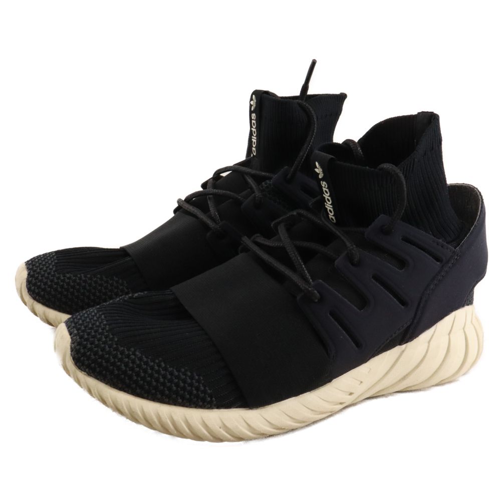 adidas (アディダス) TUBULAR DOOM PK チューブラー ドゥーム ハイカットソックススニーカー ブラック US8.5/26.5cm S74921