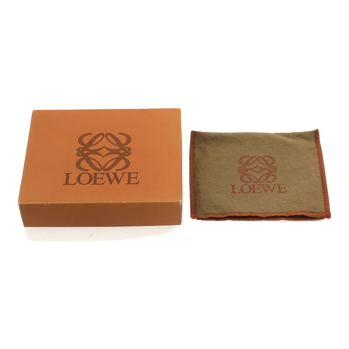 ✨️希少✨️ ロエベ コインケース ベラスケス ロゴ 丸形 ヴィンテージ 美品】 LOEWE コインケース ベラスケス ロゴ型押し ブラウン 黒