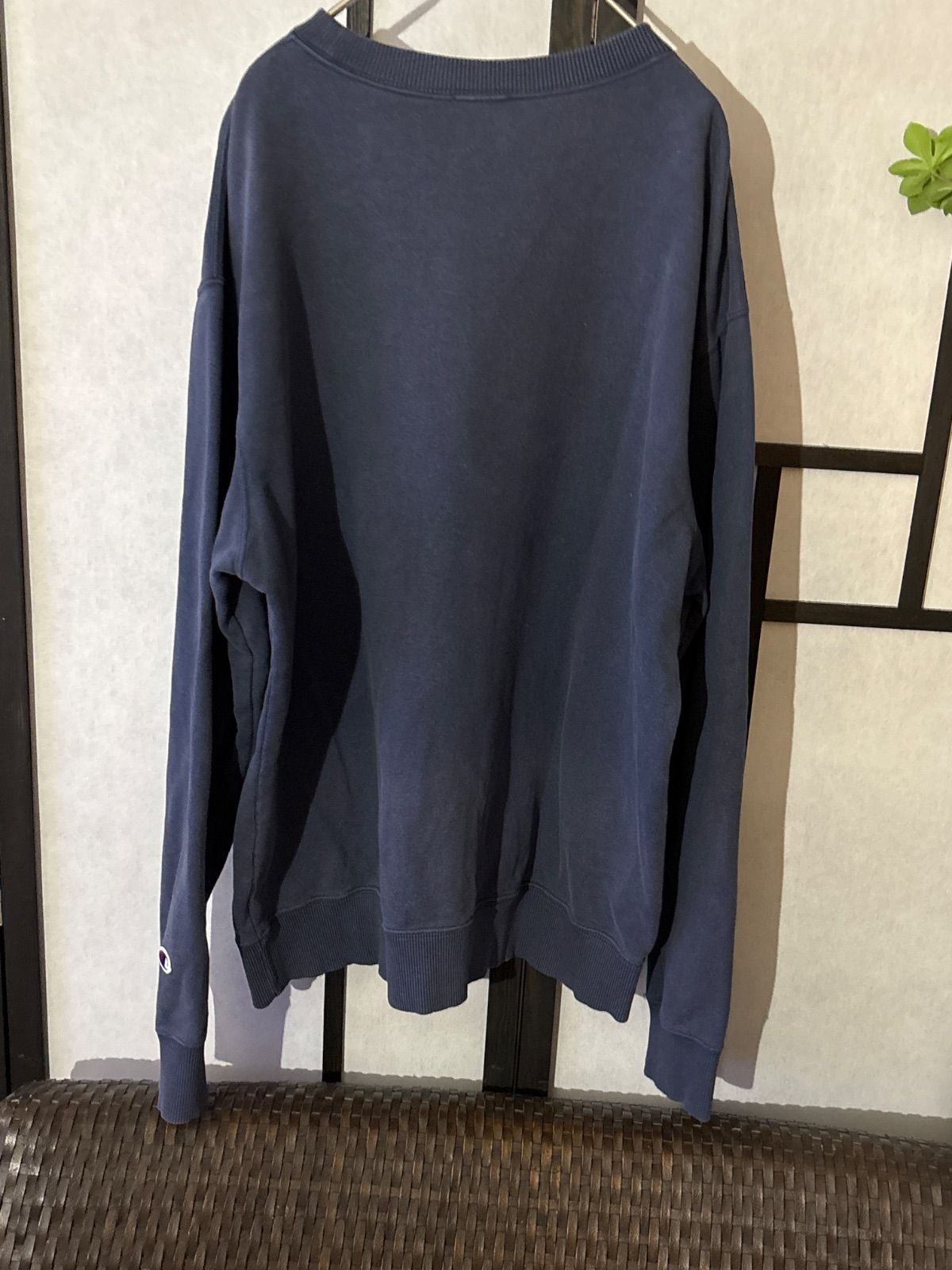 Champion チャンピオン トリコタグ 目無し 胸ポケット ネイビー 前V 