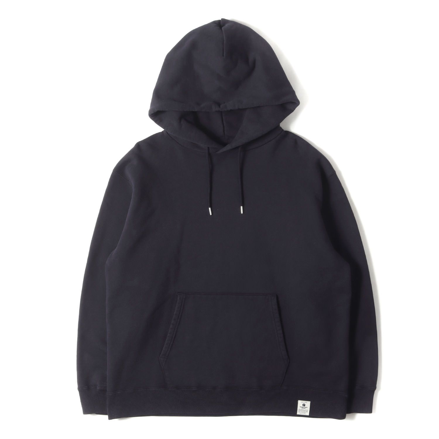 桃太郎ジーンズ パーカー ネイビー 紺 サイズ:XL | ヘビーオンス 無地