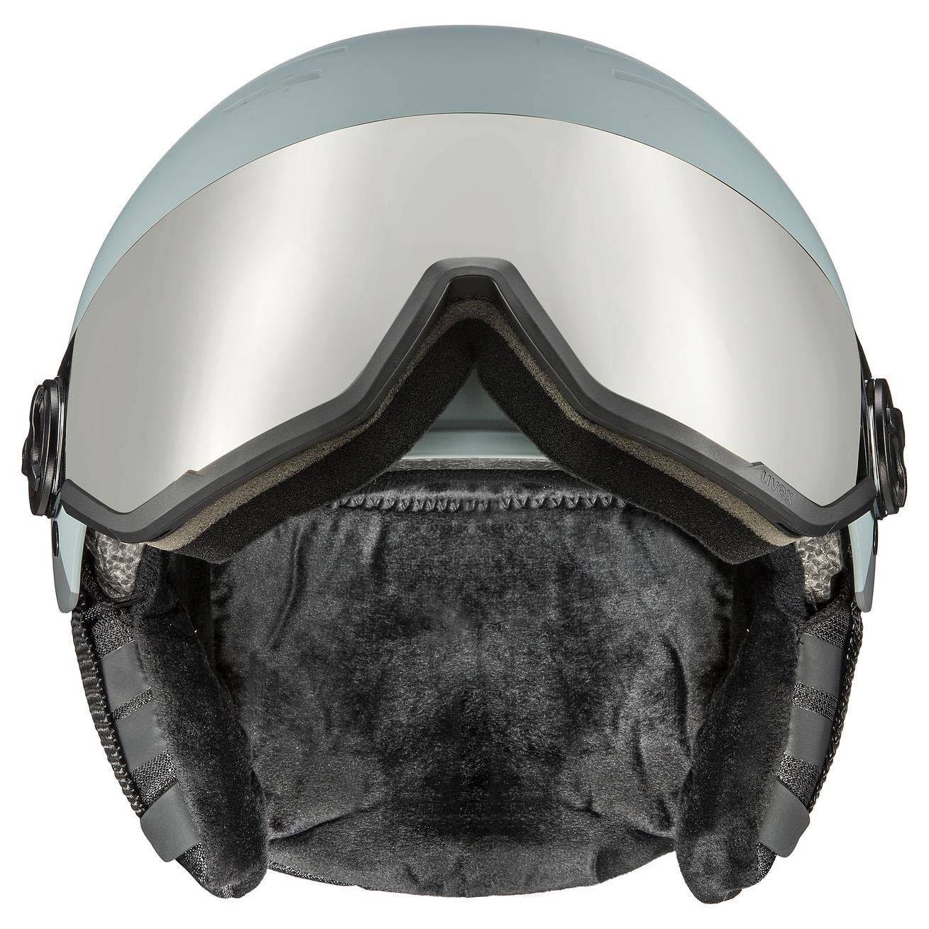 Amazon | uvex(ウベックス) スキースノーボードバイザーヘルメット ダイヤル式サイズ調整 眼鏡使用可能 wanted visor |  ウベックス(Uvex) | ヘルメット