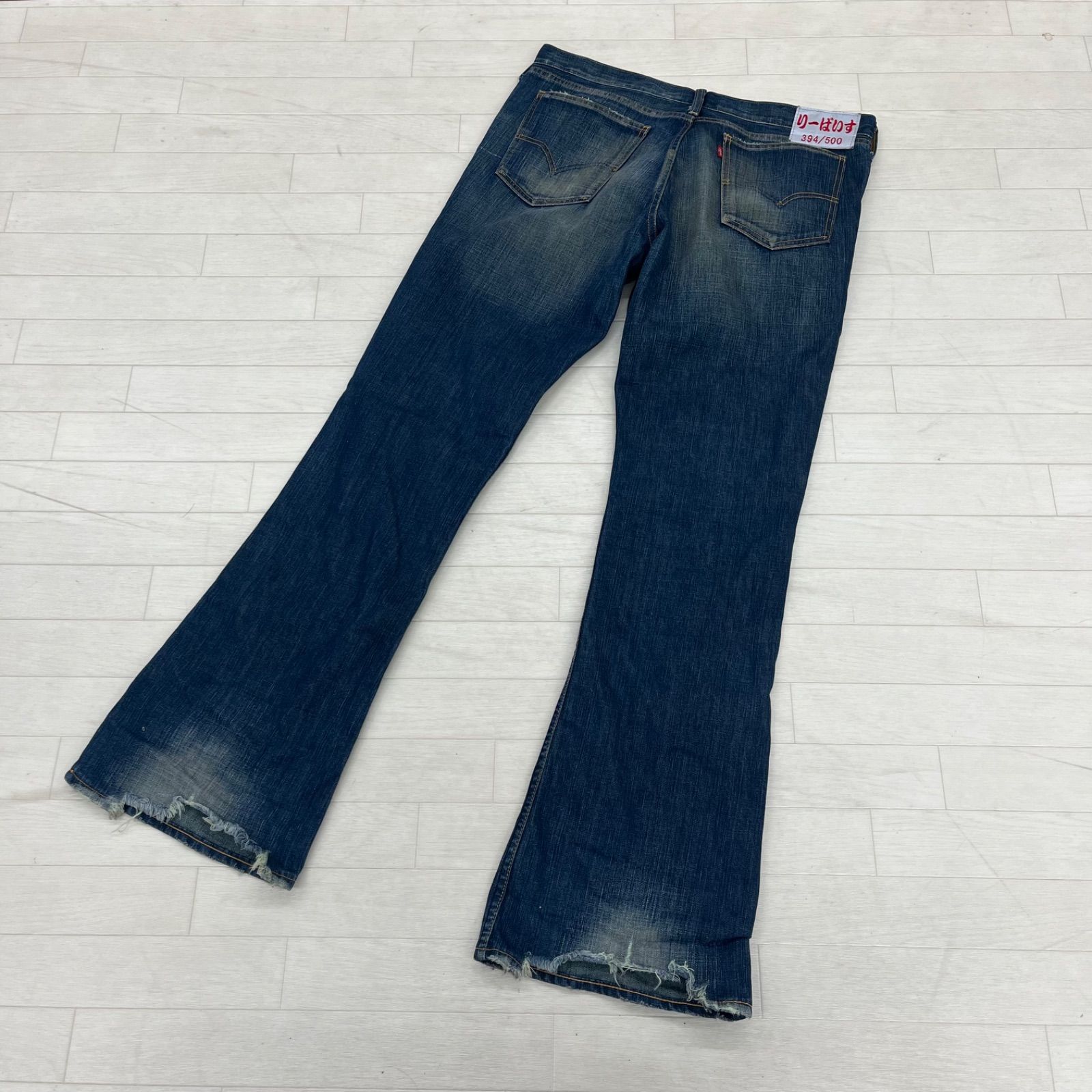 138◎ LEVI'S リーバイス 394/500 中田英寿 コラボ ダメージ加工