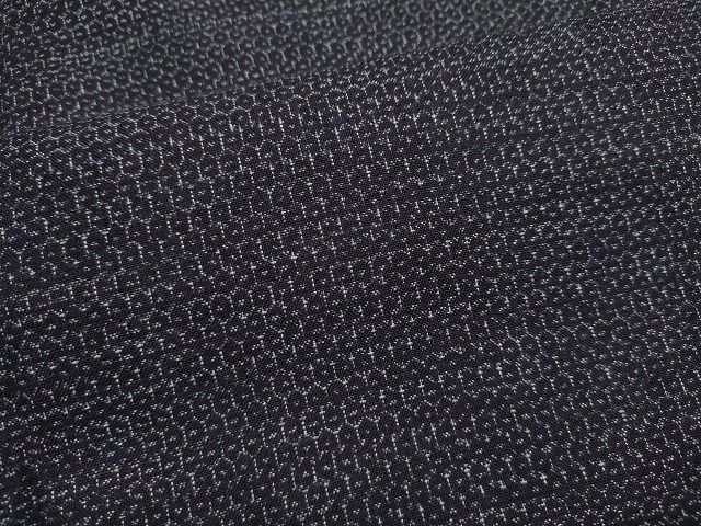 平和屋1男性　紬　単衣　80亀甲　逸品　CAAH8806ut