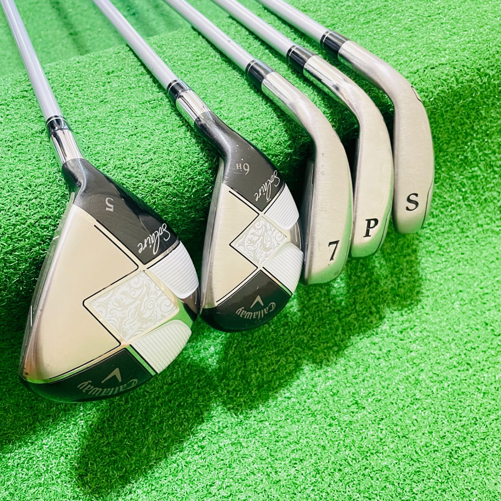 9155 Callaway SOLAIRE キャロウェイ レディース 右利き 5本セット ウッド ユーティリティ アイアン