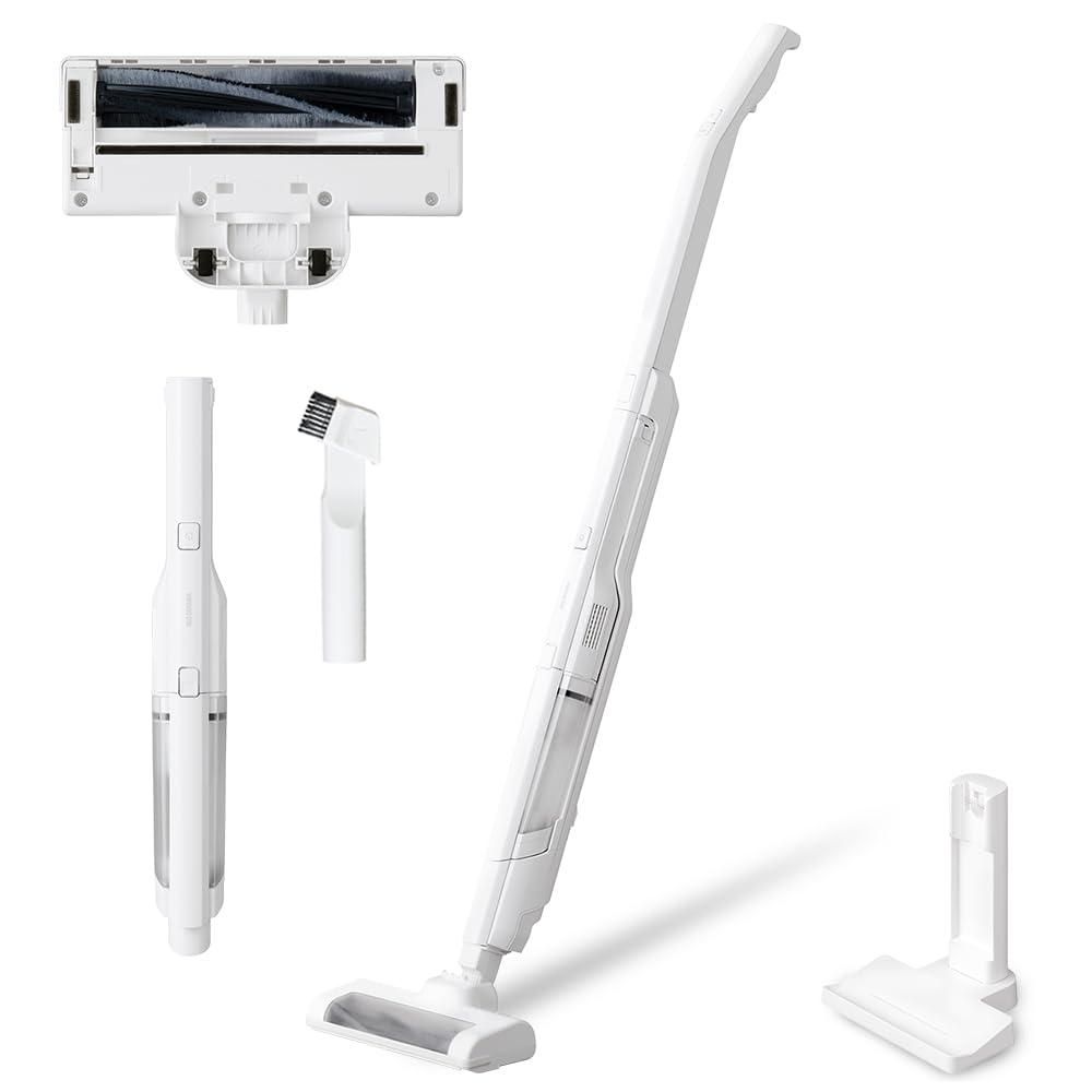 5営業日で発送 IRISOHYAMA アイリスオーヤマ 2 in 1 アイリスオーヤマ 掃除機 コードレス スティッククリーナー 充電式サイクロン 置くだけ充電スタンド付き 軽