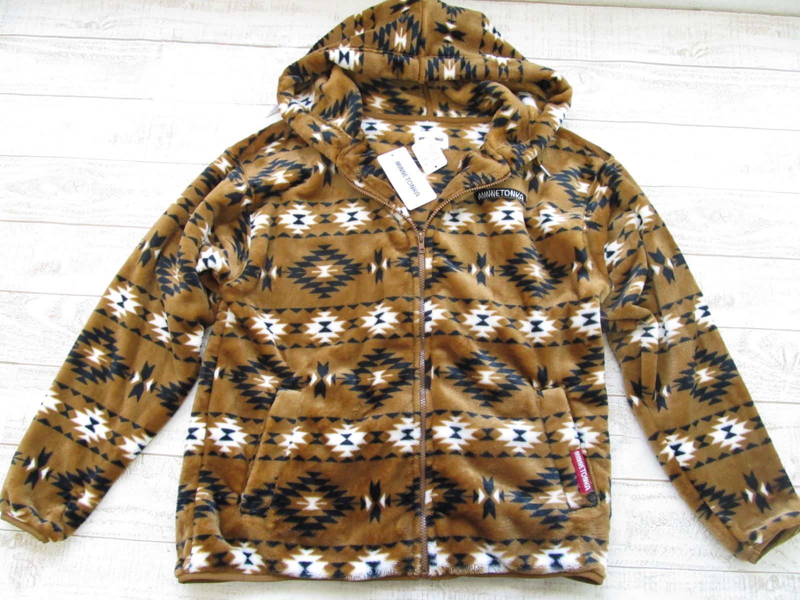 ミネトンカ レディース フリース ジャケット キャメル S/△DSA - メルカリ