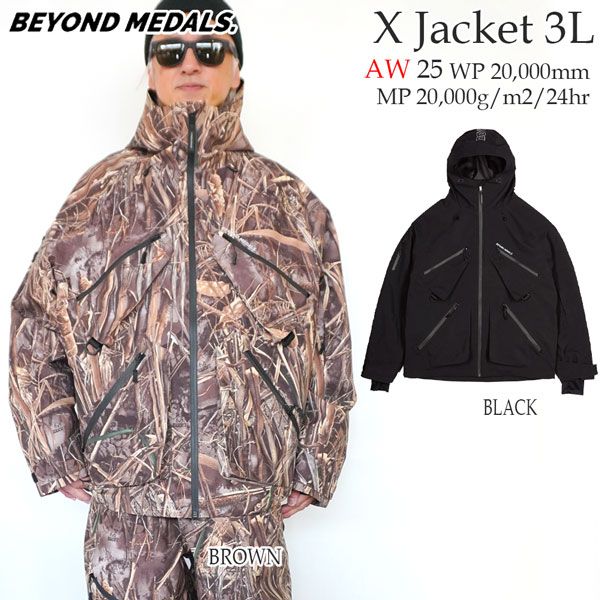 25-26 ビヨンドメダル エックスジャケット3L BEYOND MEDALS X JACKET 3L スノーボード ウエア ジャケット 25-26-JK-BML