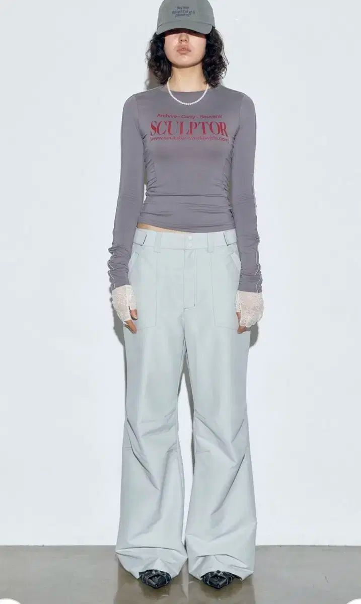 SCULPTOR スカルプター Classic Bootcut Pants Pale Beige