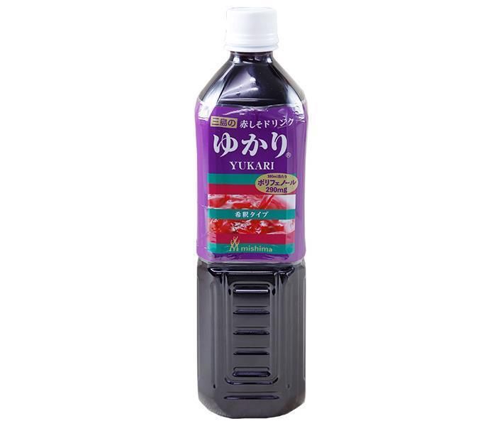 三島食品 赤しそドリンク ゆかり 900mlペットボトル×6本入× 2ケース ｜ シソ しそ ドリンク ゆかり 紫蘇