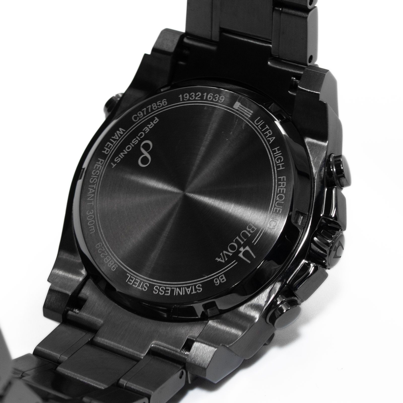 極美品✨BULOVA ブローバ クロノグラフ　プレシジョニスト　ブラック　メンズ Amazon.co.jp: BULOVA (ブローバ) 98B316 プレシジョニスト