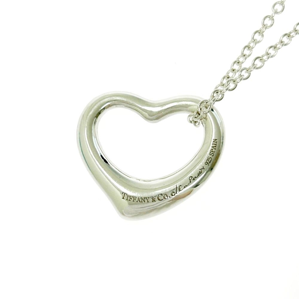 TIFFANY&Co. ペレッティ オープンハート 925 ネックレス シルバー オンライン限定】エルサ・ペレッティ™ オープン ハート