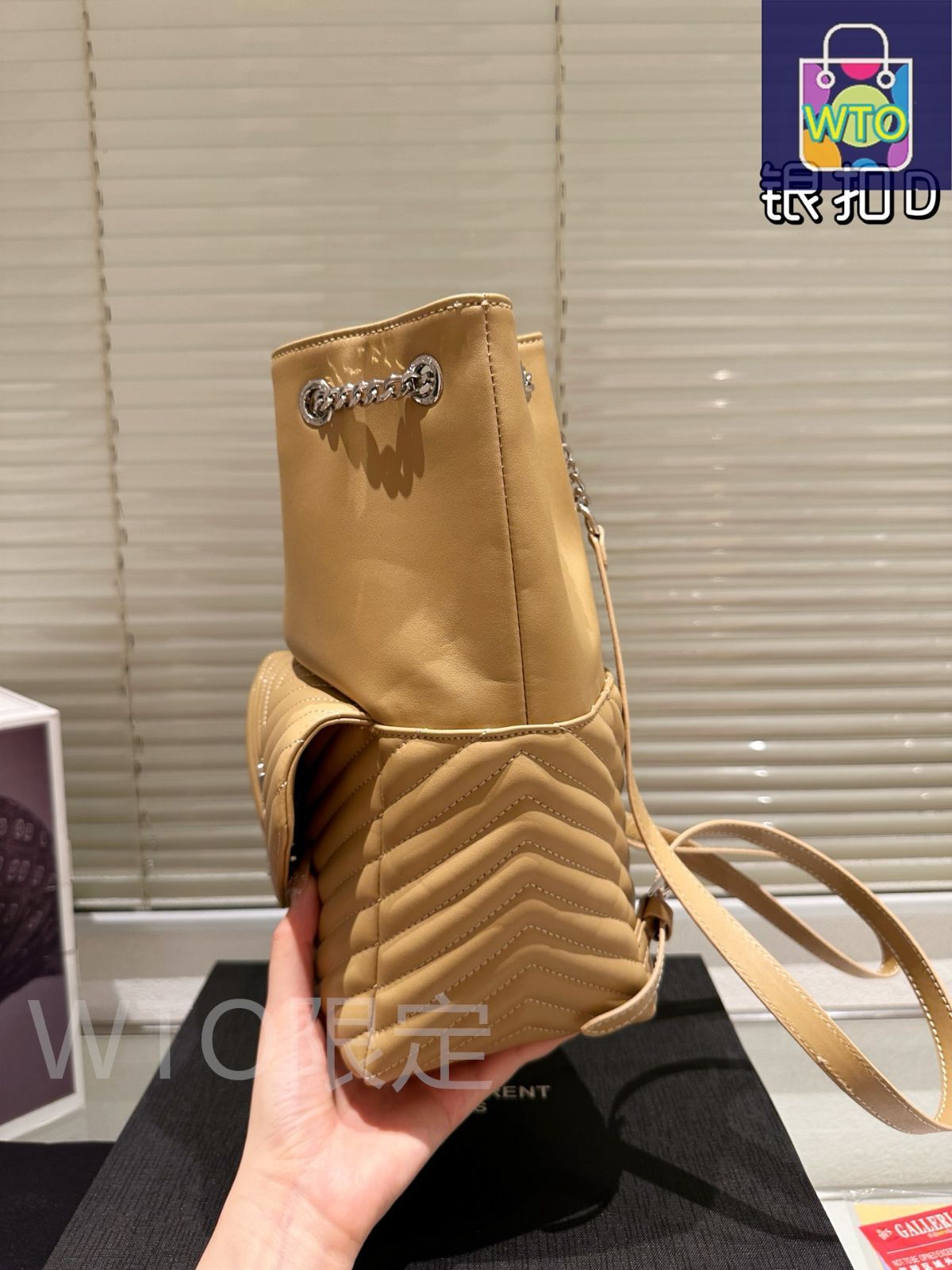 【完売必至】△■サンローラン ミニバケットバッグ ギフト包装可 今日特価】Yves Saint Laurent イヴ・サンローラン バケット