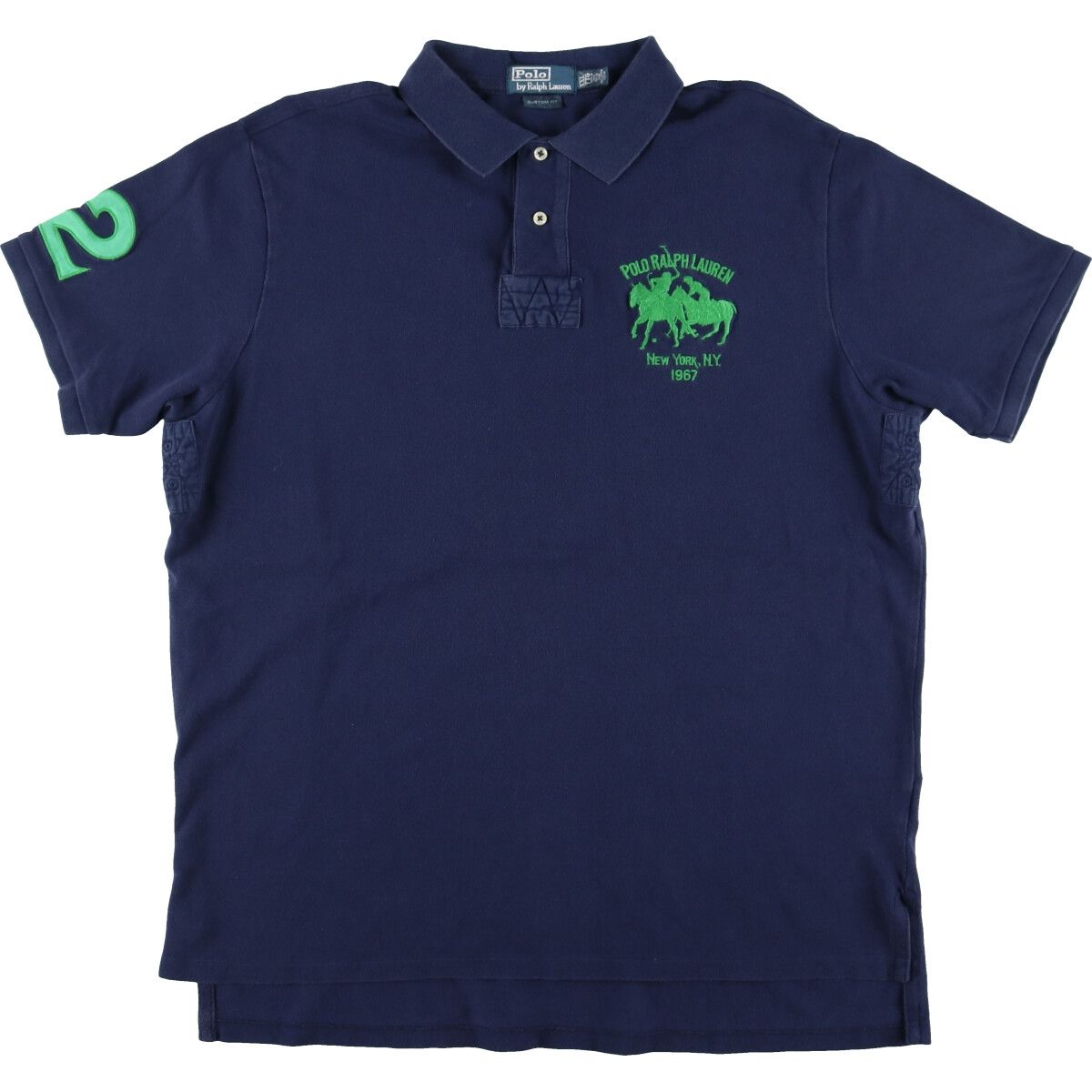 古着 ラルフローレン Ralph Lauren POLO by Ralph Lauren CUSTOM FIT 半袖 ポロシャツ メンズXXL/eaa452991