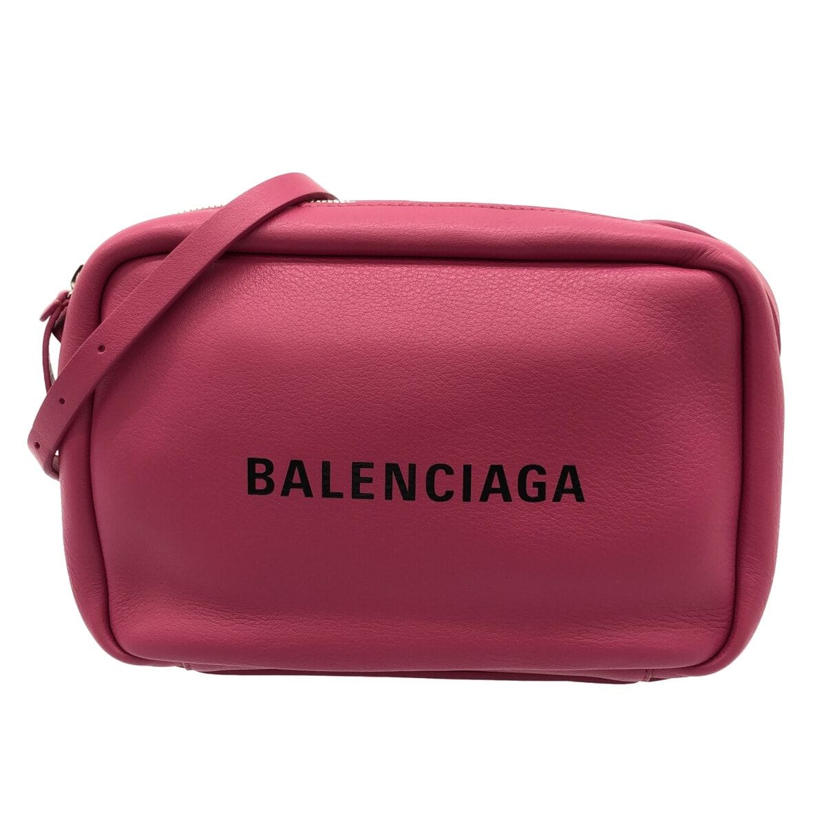 BALENCIAGA(バレンシアガ) ショルダーバッグ美品 エブリデイカメラバッグS 489812 ピンク レザー - メルカリ