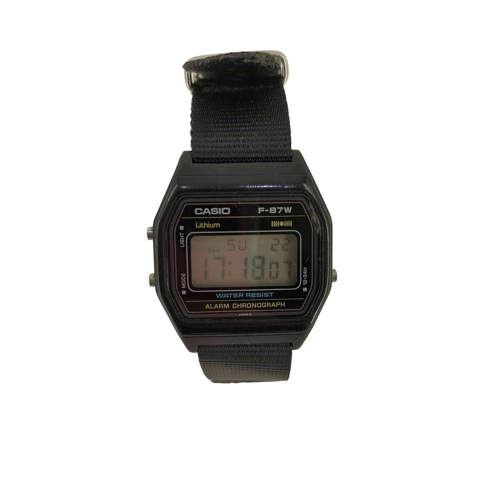 カシオ CASIO 80s MODULE 595 F-87W デジタル時計 LCD メンズ 表記無