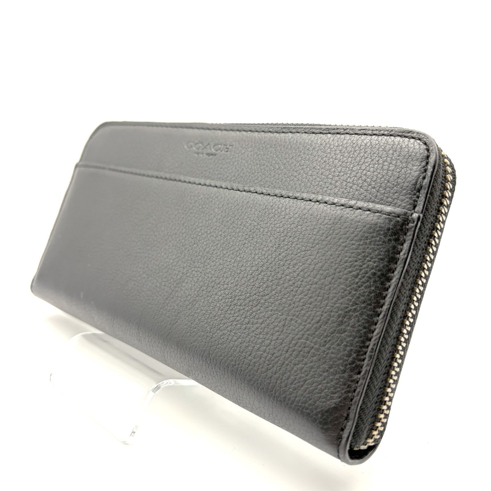 未使用 コーチ 長財布 ロングウォレット ラウンドファスナー ジップ 