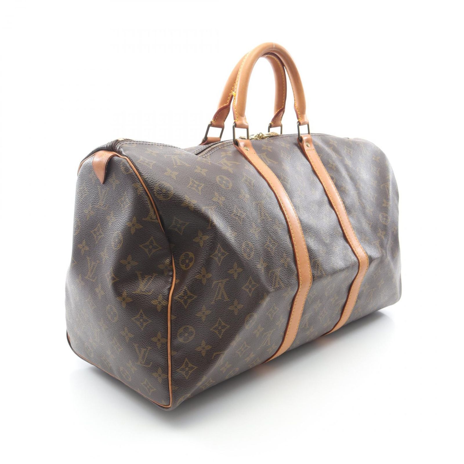 【Louis Vuitton ボストンバッグ　キーポル　モノグラムキャンパス ルイヴィトン LOUIS VUITTON モノグラムキャンバス キーポル50