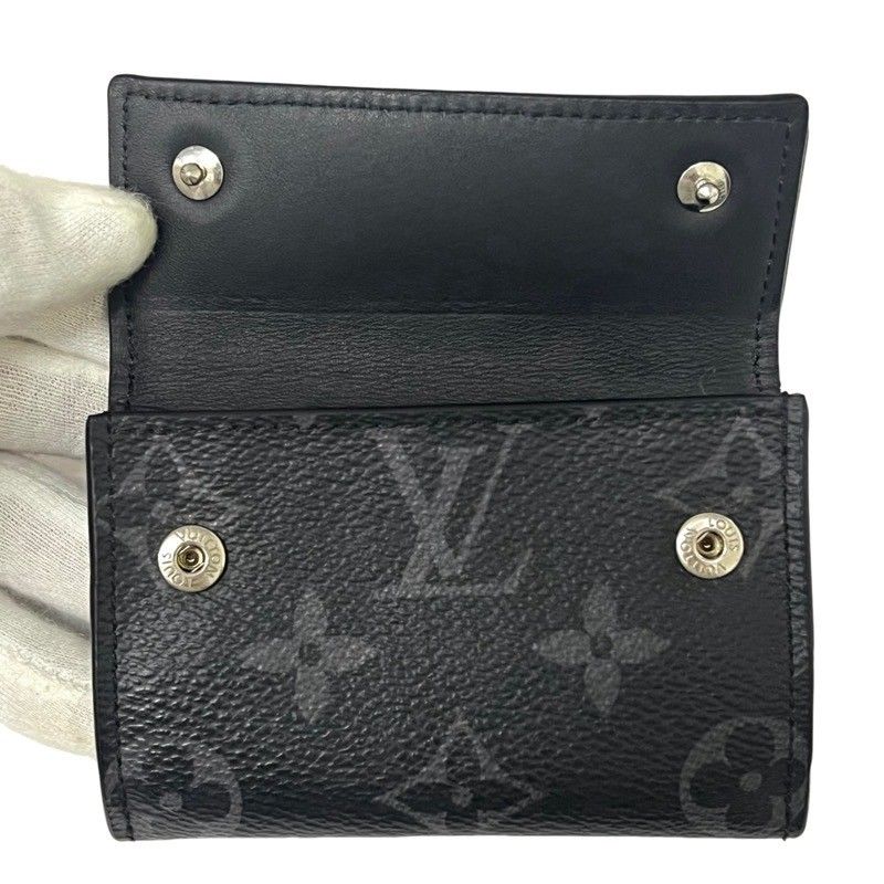 使用感少 現行モデル ICチップ搭載⭐️ルイヴィトン タイガ マネークリップ 黒 新品未使用✨ルイヴィトン ポルトフォイユ パンス タイガ