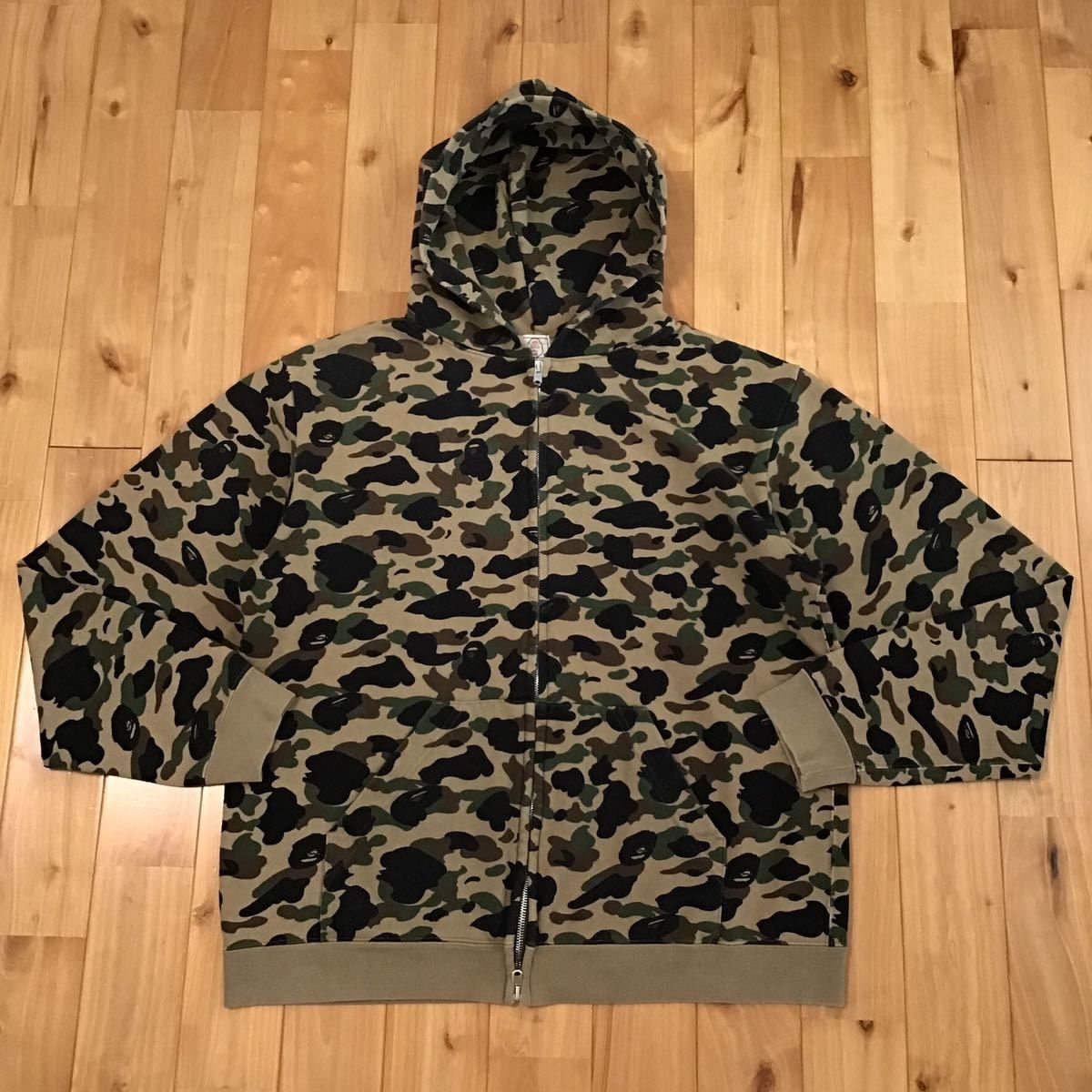 初期 ririジップ パーカー BAPE ベイプ 迷彩 000000008158 - メルカリ