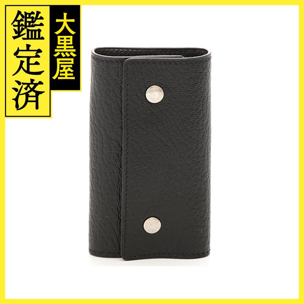 HERMES セリエ　6連キーケース HERMES エルメス セリエ 6連キーケース ブラック/SV 【432