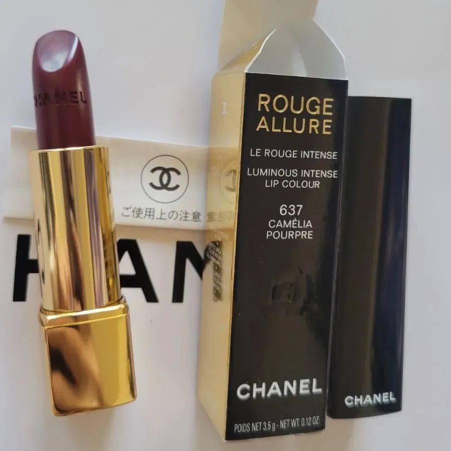 CHANELルージュ　アリュール637 シャネル / ルージュ アリュール カメリア 637 カメリア