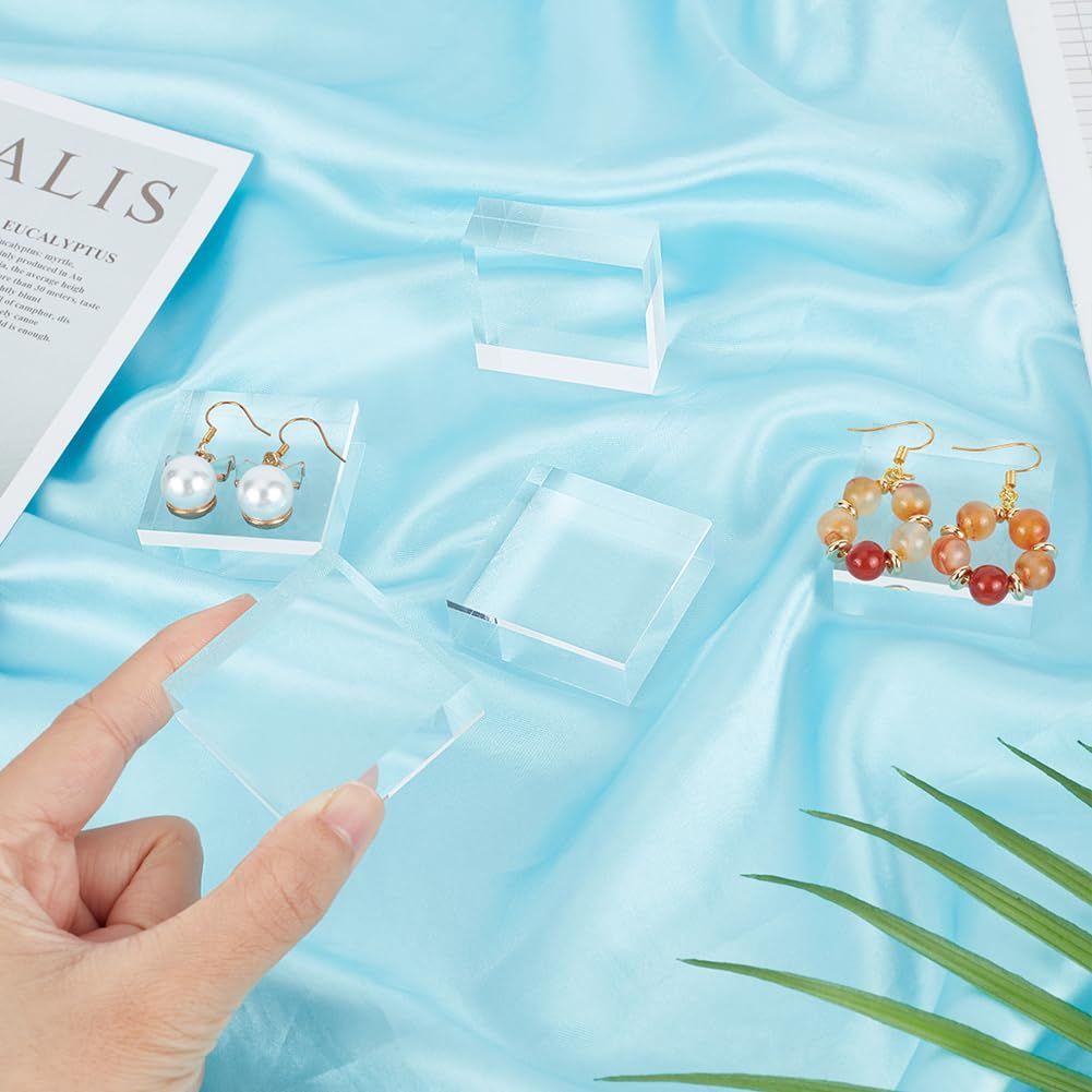 在庫処分】正方形 展示用ブロック アクリルスタンド アクリル展示台