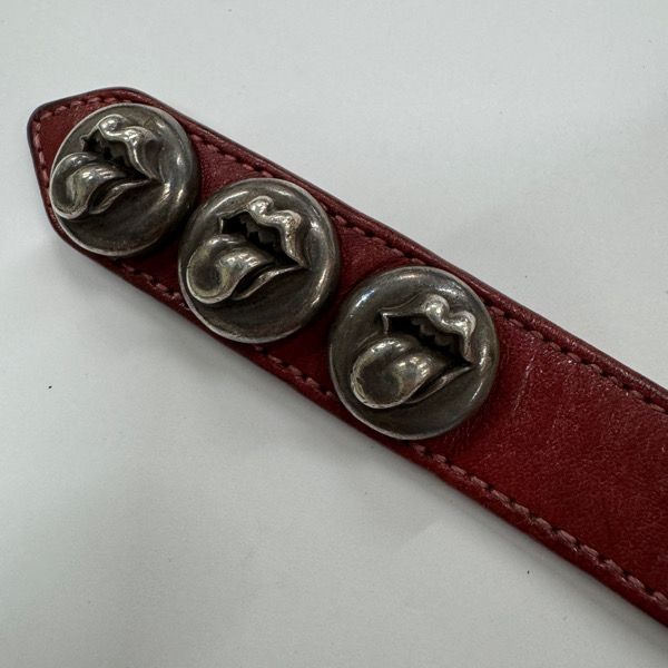 CHROME HEARTS/クロムハーツ 3ボタン2スナップ レザー