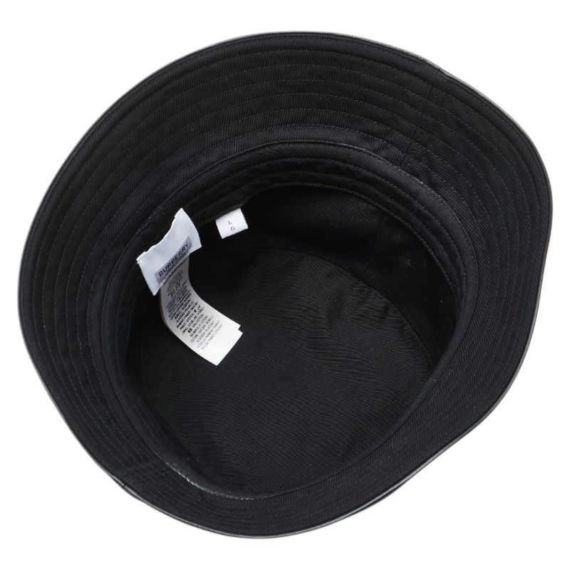 バーバリー ロゴ バケットハット サイズ:L(59cm) ブラック