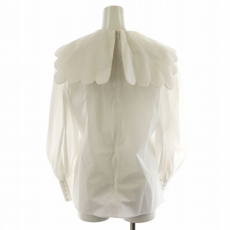cygne 新品未使用 スカラップブラウス Isabelle シーニュ Cygne Isabelle スカラップブラウス シャツ 長袖