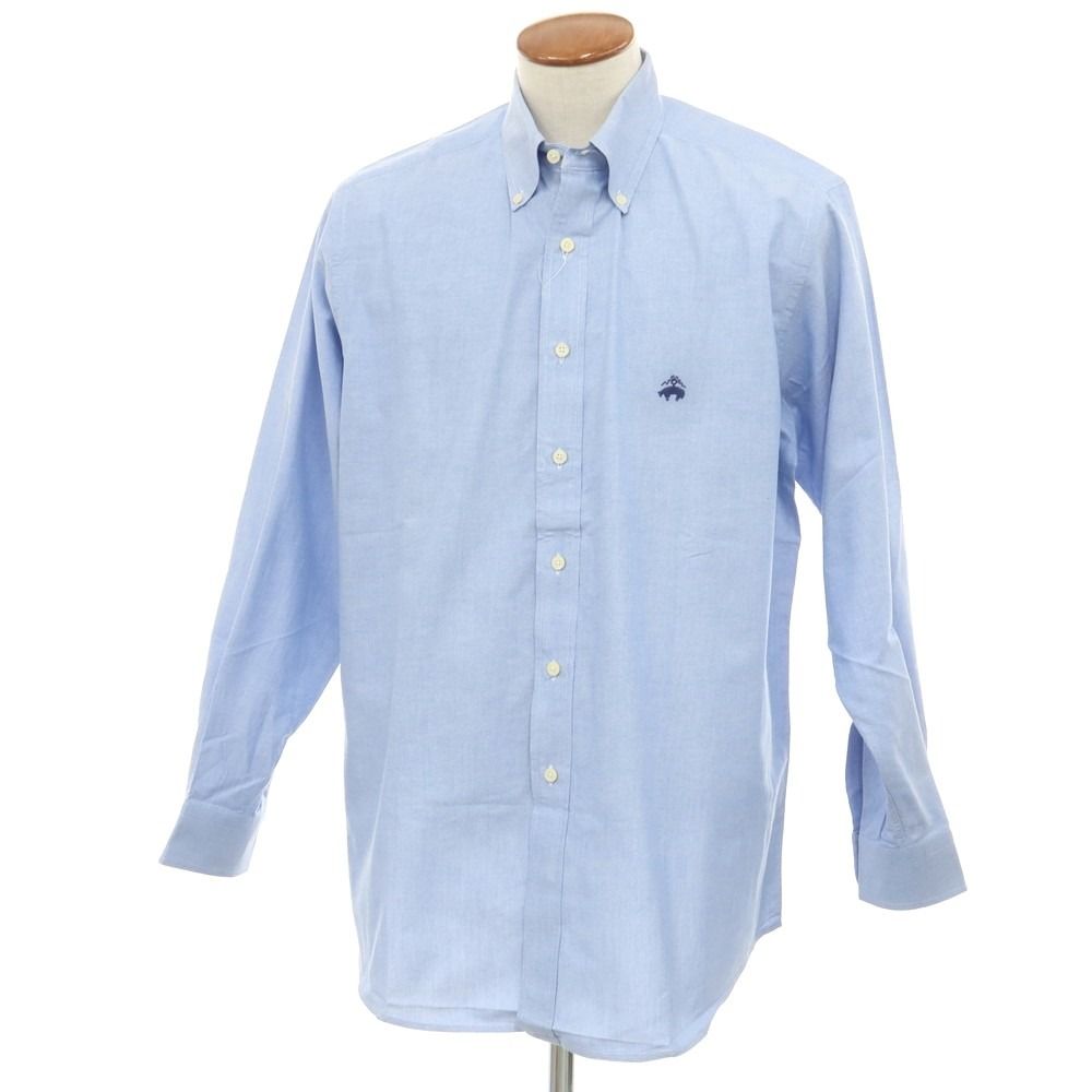 【中古】ブルックスブラザーズ Brooks Brothers オックスフォード BDシャツ ブルー【サイズM】【メンズ】