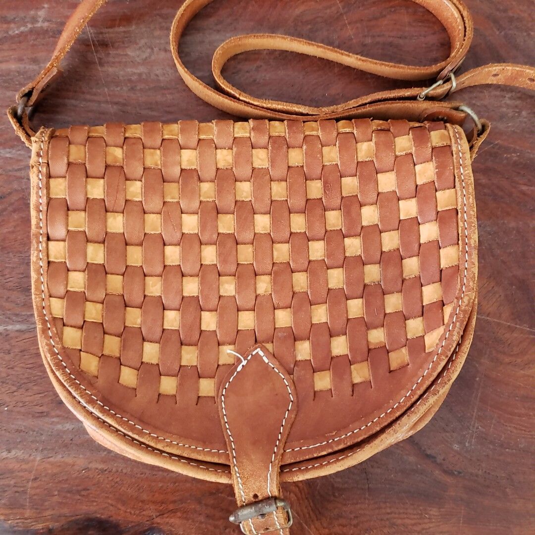 雑貨 古着 60-70s USA製 OLD COACH 本革 レザー フラップ