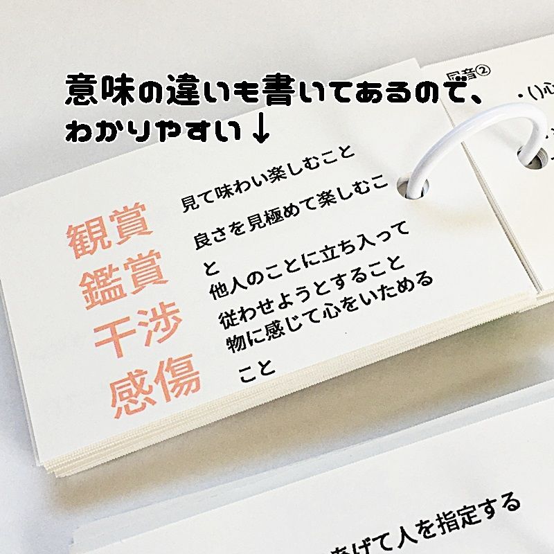 ☆【091】中学受験国語 同音異義語、同訓異字 暗記カード 中学入試 サピックス （SAPIX） 言葉ナビ 問題集 小学４年生 小学５年生 小学６年生  - メルカリ