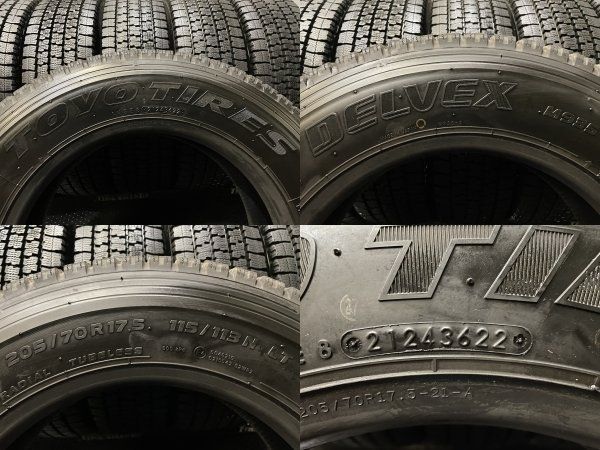 TOYO DELVEX M935 205/70R17.5 115/113N LT 17.5インチ ライトトラック