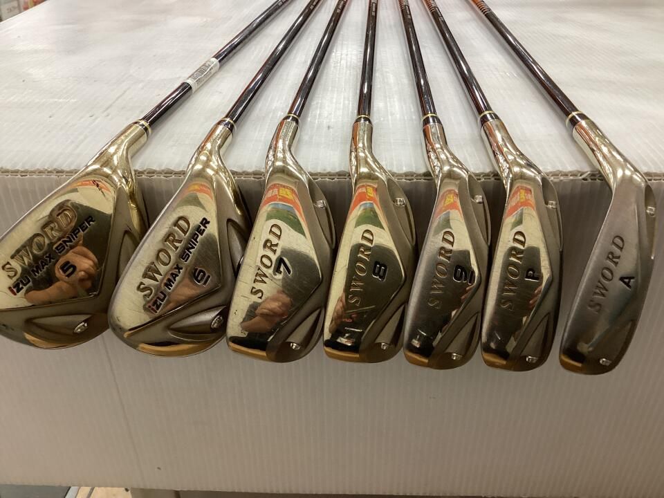 中古(6本) カタナゴルフ SWORD スナイパー i アイアン 6～9.P.A