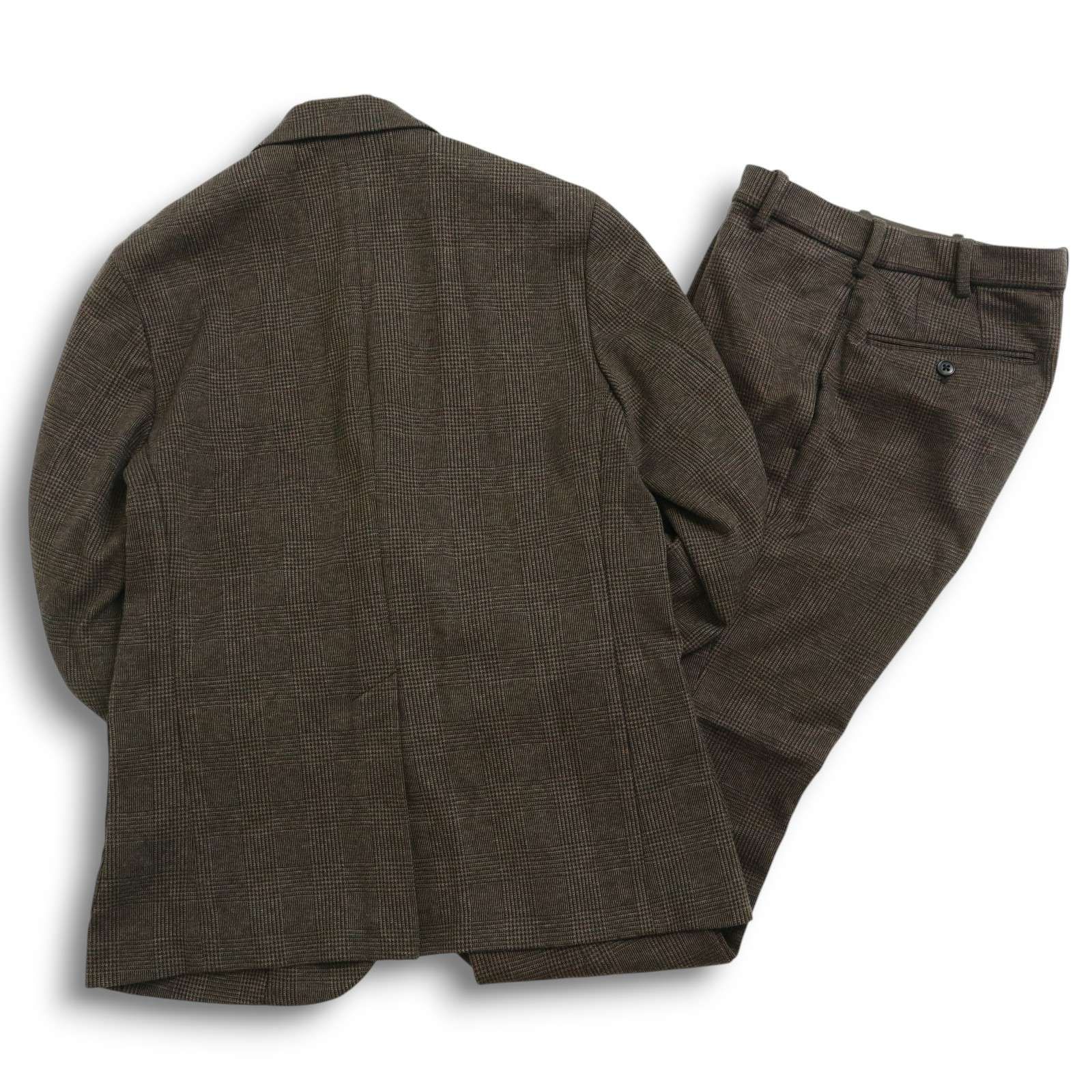 UNIQLO ユニクロ 秋冬 ジャージー☆ グレンチェック セットアップ