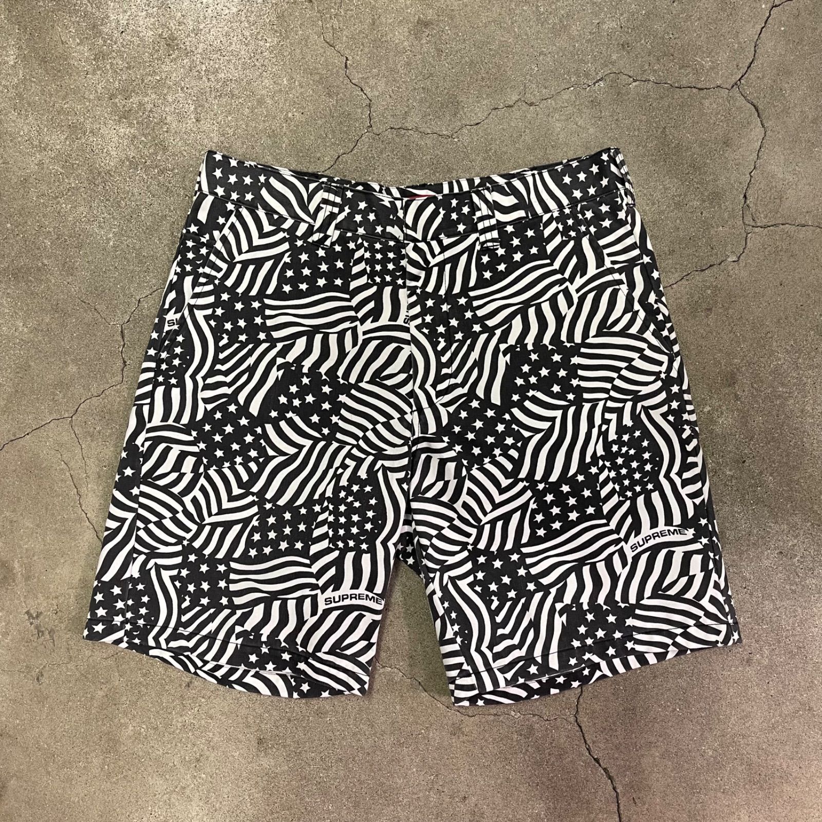 20SS Supreme Work Short Flag Black シュプリーム ワーク 20SS Supreme Work Short Flag Black シュプリーム ワーク
