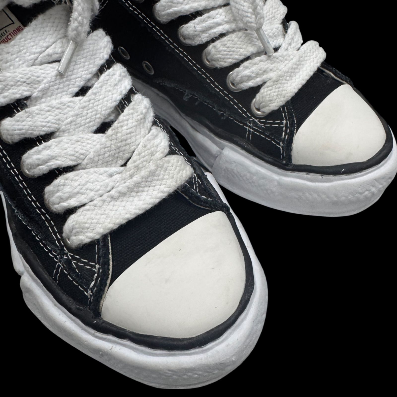 美品 MIHARA YASUHIRO ミハラヤスヒロ PETERSON LOW スニーカー 靴 37 