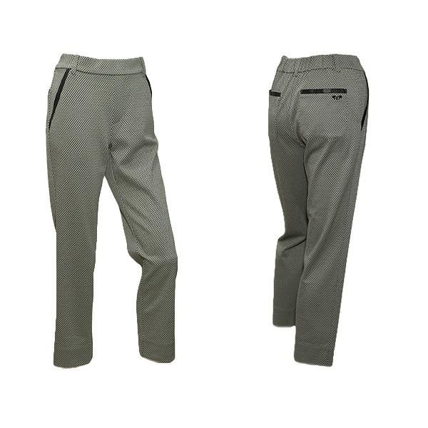 ムニタルプ MUNITALP レディース 秋冬 クロシェヘリンボーン ミックスツイード パンツ 005-75011