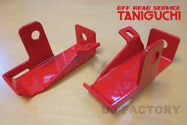 【ORS タニグチ】リアショックガード スチール赤 強化タイプ ジムニー JB64 シエラ JB74  OFF ROAD SERVICE TANIGUCHI