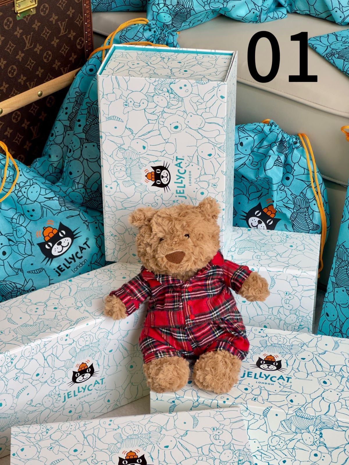 新作 JELLY CAT ジェリーキャット ぬいぐるみ バケロ熊 小熊さん  