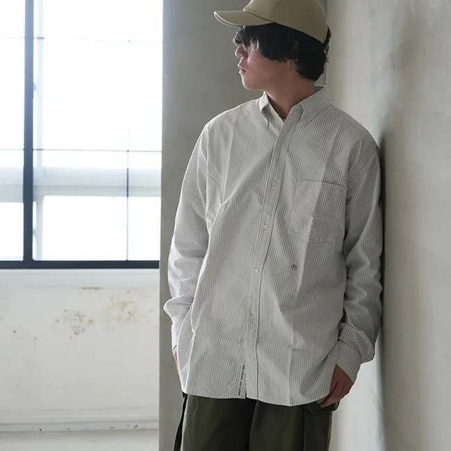 nanamica ナナミカ SUGS305E Button Down Stripe Wind Shirt ボタン